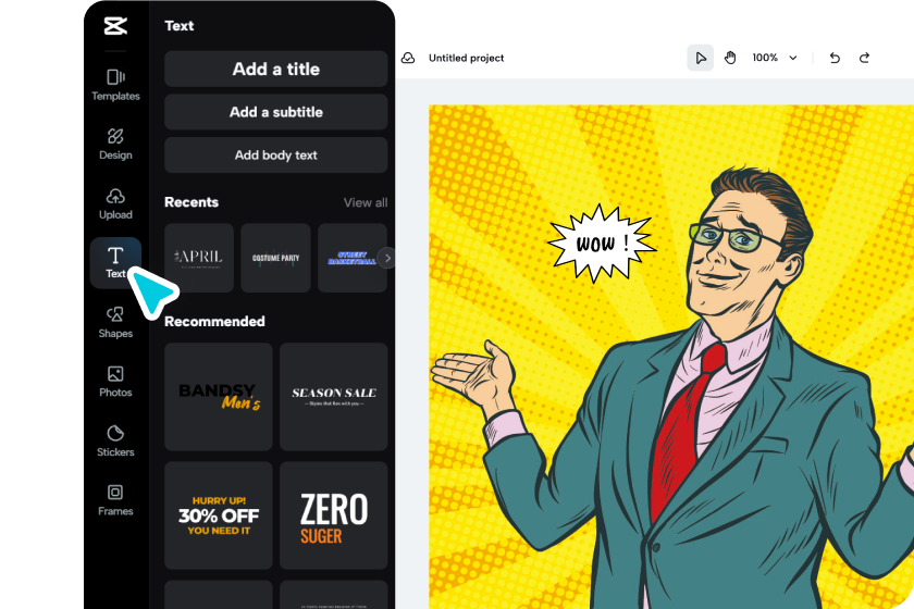customize your comic strip